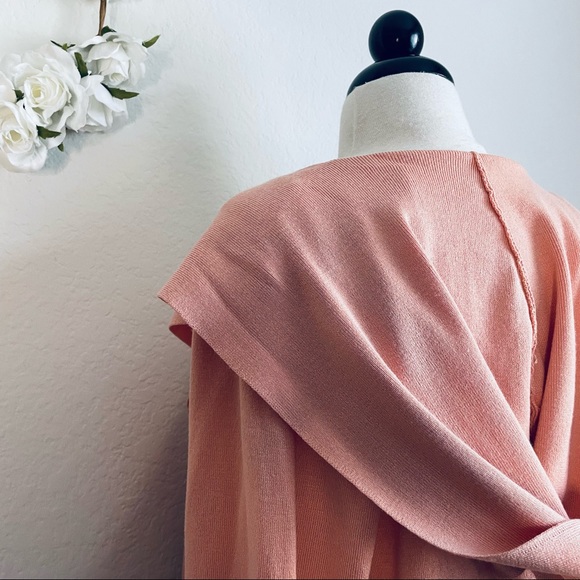 Cyrus Knit Peach Hooded Jacket - Picture 7 of 8